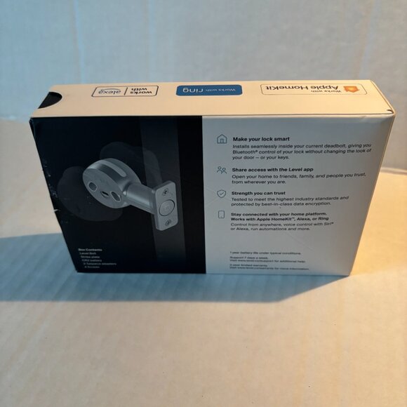 SOLD - Level Bolt Smart Deadbolt Lock Invisible Smart Lock - Picture 3 of 3